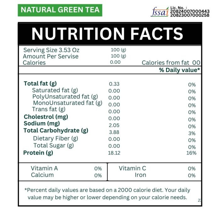 RISHIBHOOMI NATURAL HERBAL GREEN TEA