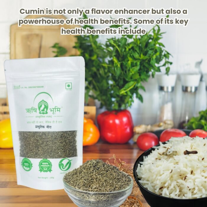 Rishi Bhoomi Natural Organic Whoole Jeera Seeds 1