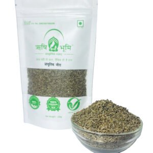 Rishi Bhoomi Natural Cumin / प्राकृतिक साबुत जीरा / 100% Pure & Natural Ayurvedic / High Curcumin Certified / Anti-Oxidant & Anti Cancer Properties / Solar Dried & / Sourced From Rajasthan | Pack of 100 gram