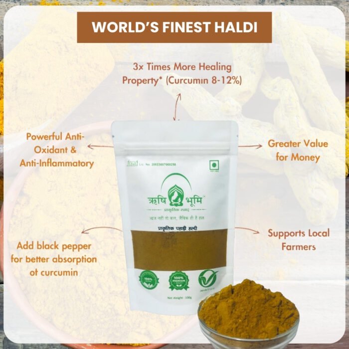 RishiBhoomi Pahari Haldi Powder 2 RishiBhoomi Pahari Haldi Powder 2