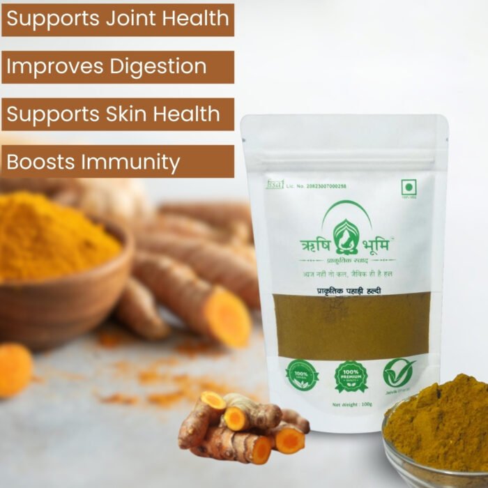 RishiBhoomi Pahari Haldi Powder 3 RishiBhoomi Pahari Haldi Powder 3